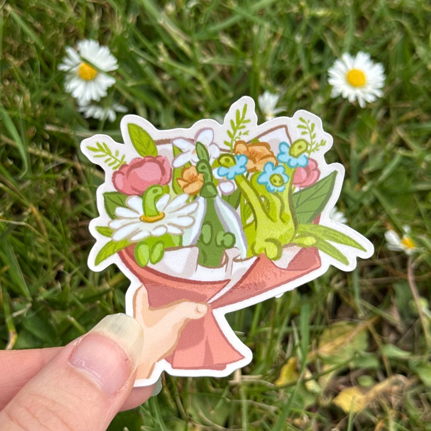 Florasaurus Bouquet Sticker