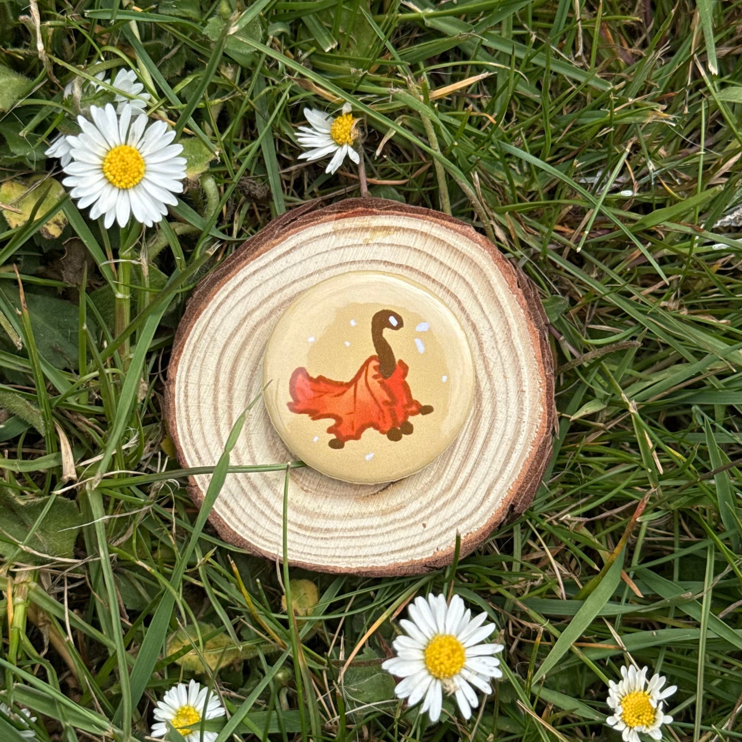 Maple Leafling Button Badge