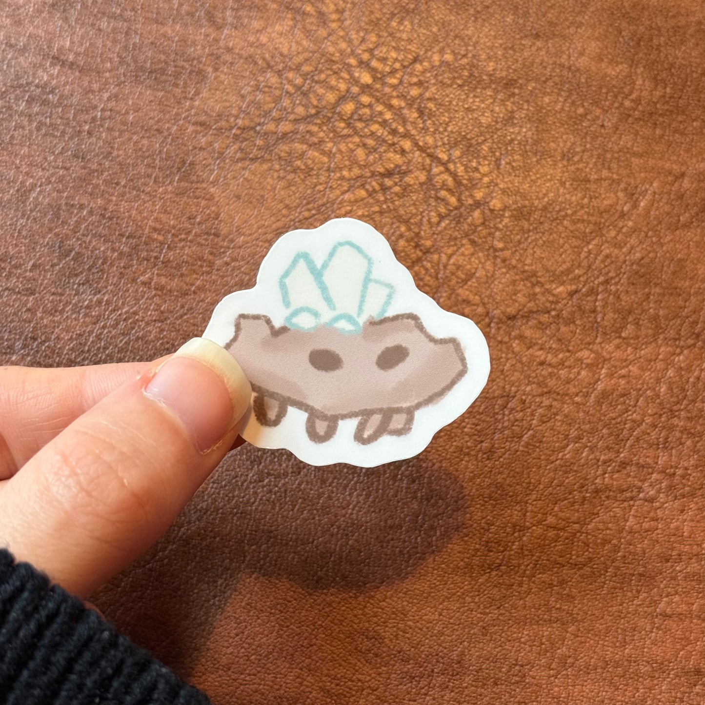Crystal cluster stickers