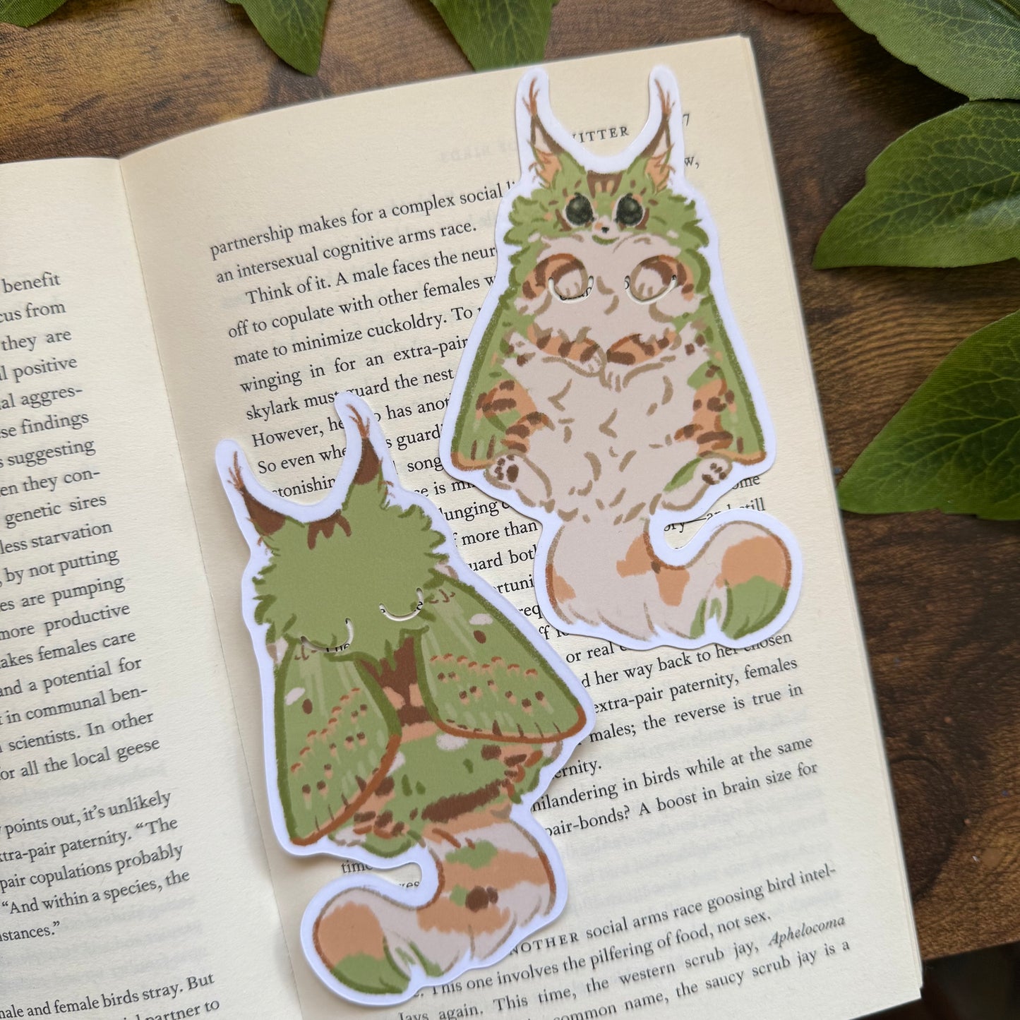 Liko The Mothcat Bookmark