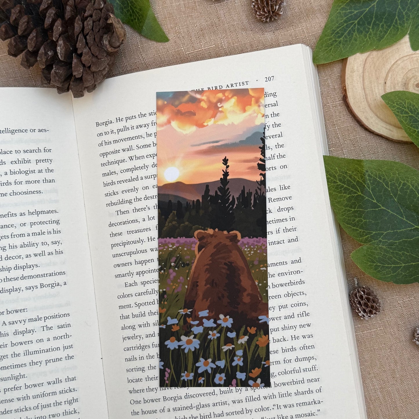 Mocha Sunset Bookmark