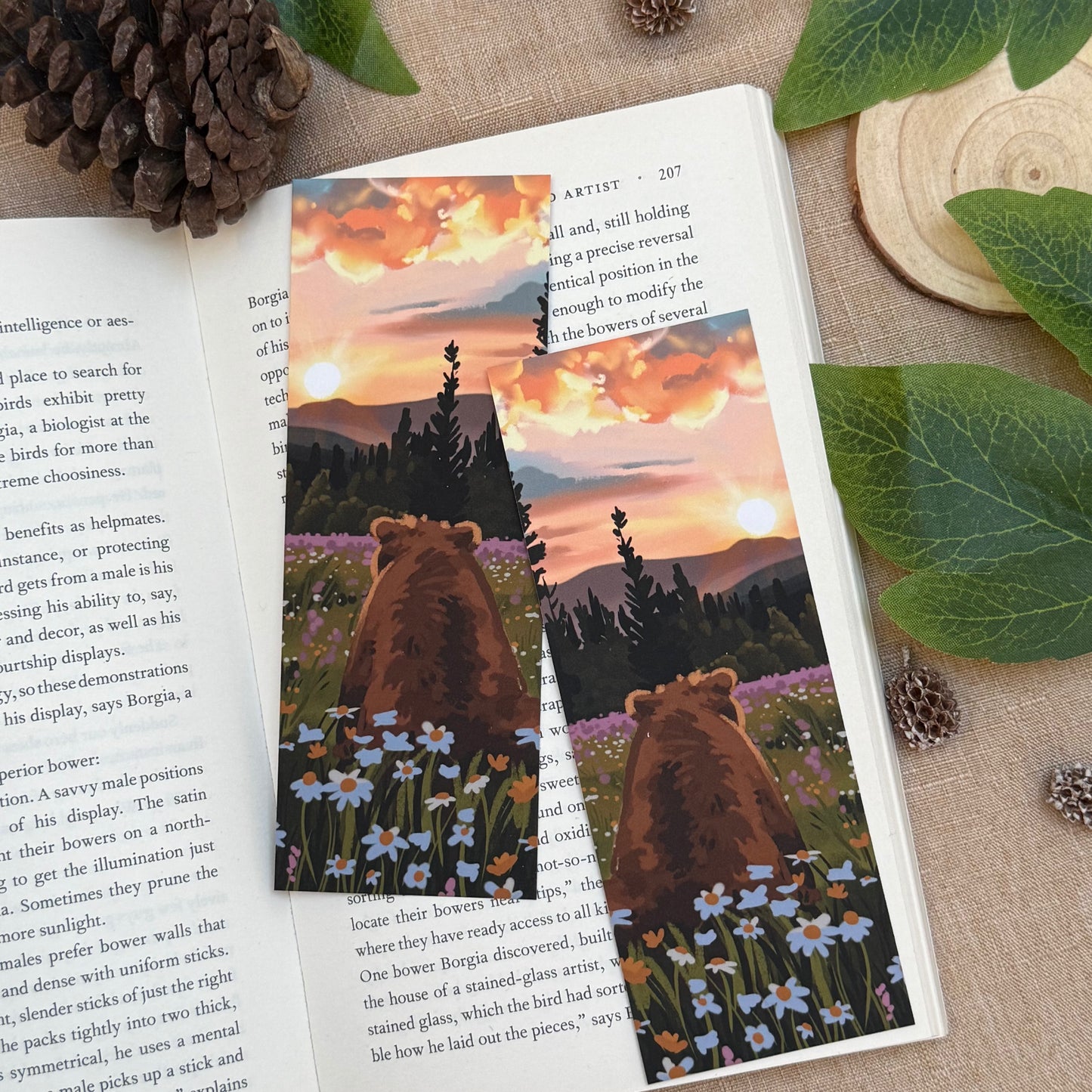 Mocha Sunset Bookmark