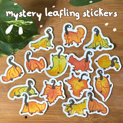 Mystery leafling stickers