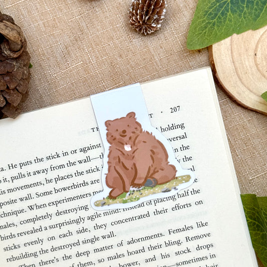 Mocha Magnetic Bookmark