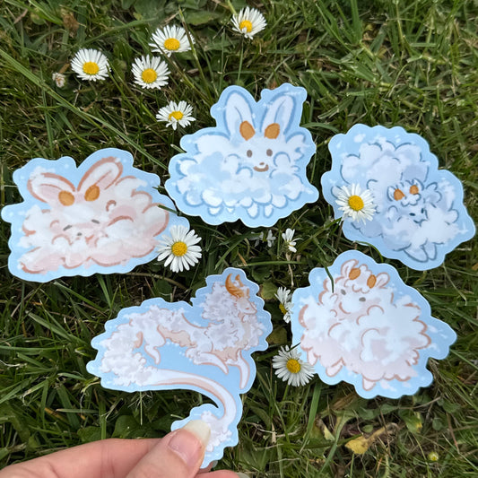 Cloud Creature Stickers