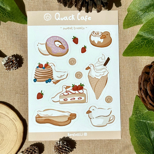 Quack Cafe Sticker Sheet