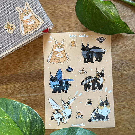 Beecats Sticker Sheet