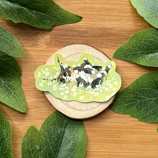 Teemo Laying In Grass Sticker