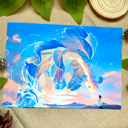 Giant Magical Fish Art Print