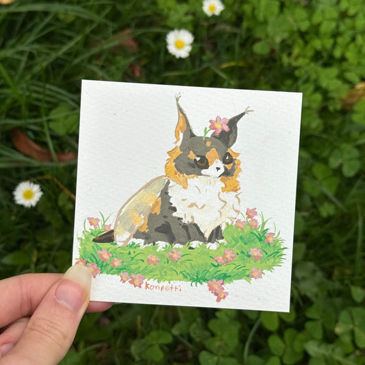 Original painting - Teemo with Flowers