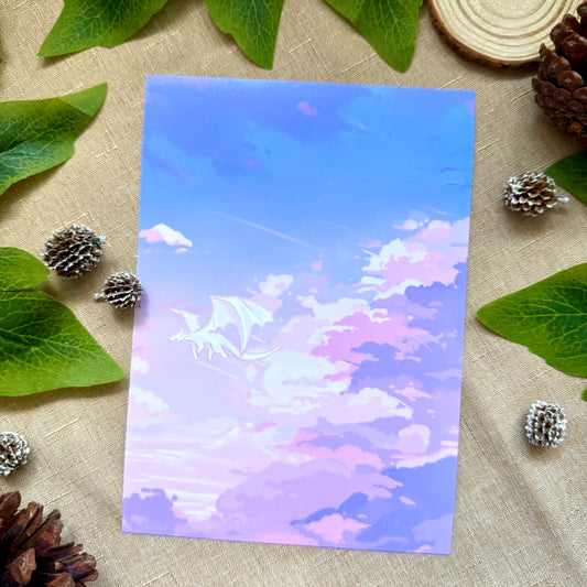 Flying Dragon Art Print