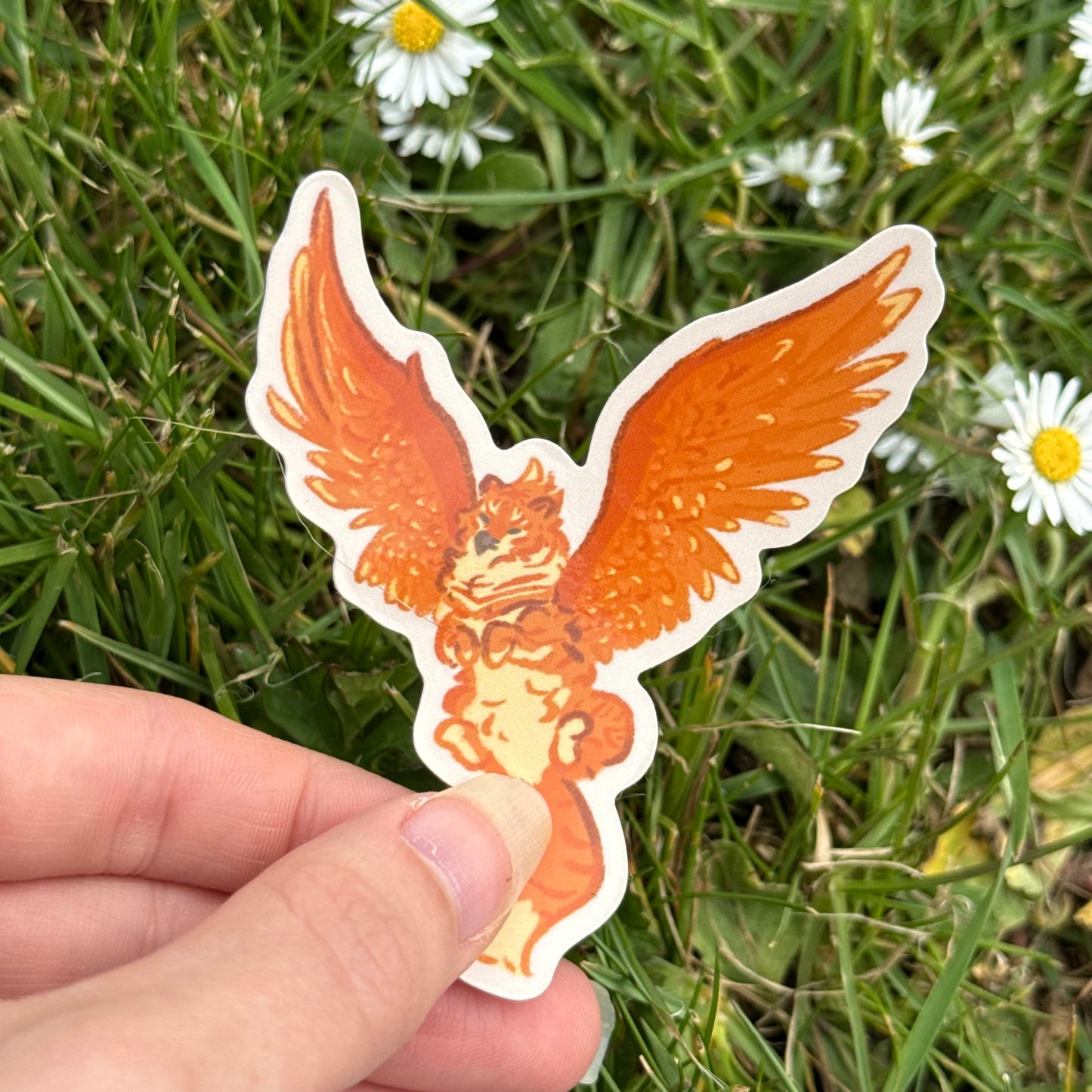 Pheonix Cat Sticker
