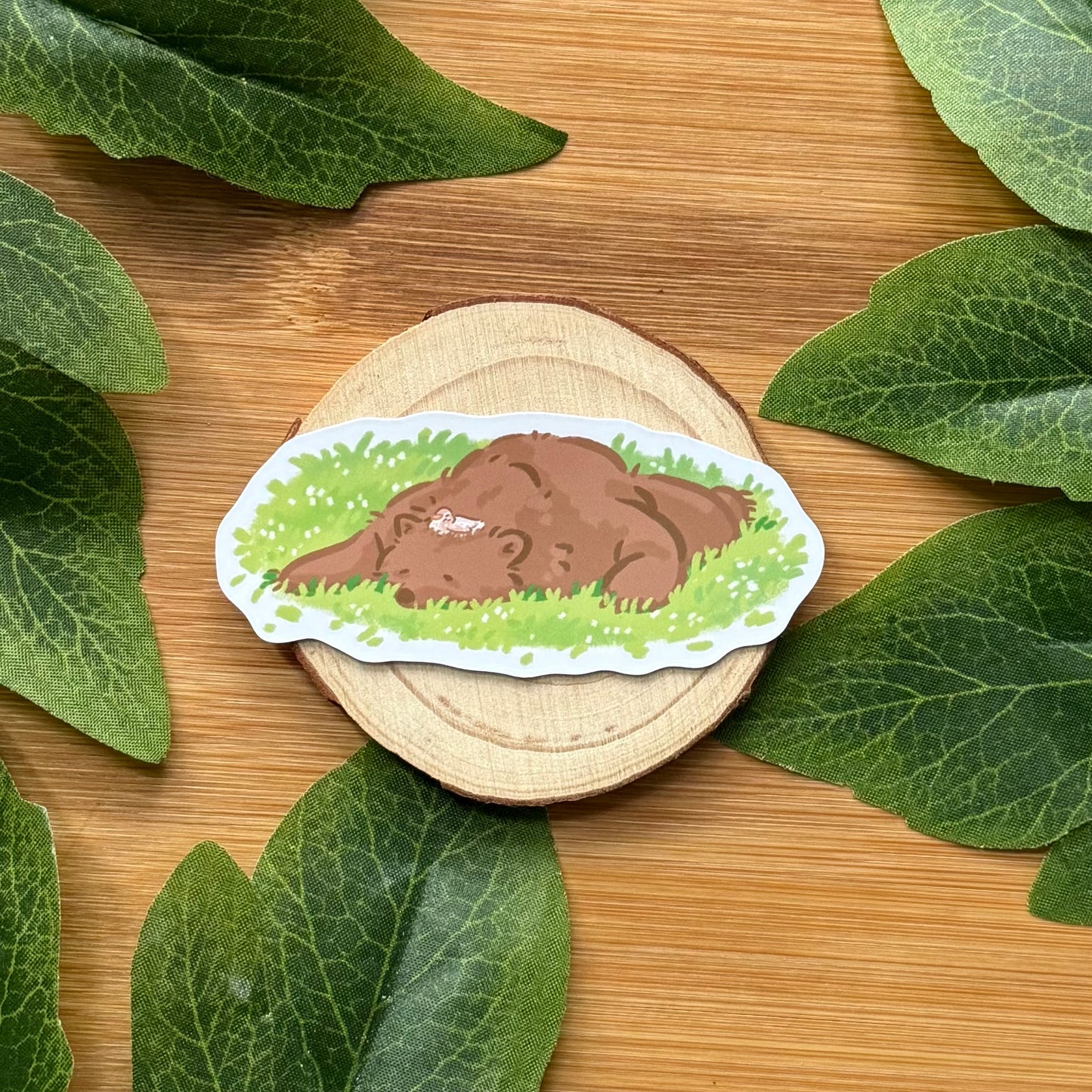 Mocha And Taiga Sleeping Sticker