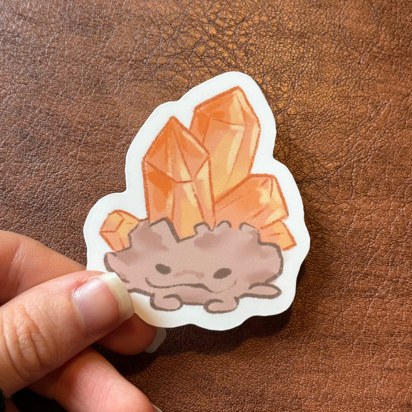 Crystal cluster stickers