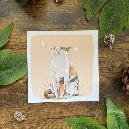 Calico Kitty Art Print