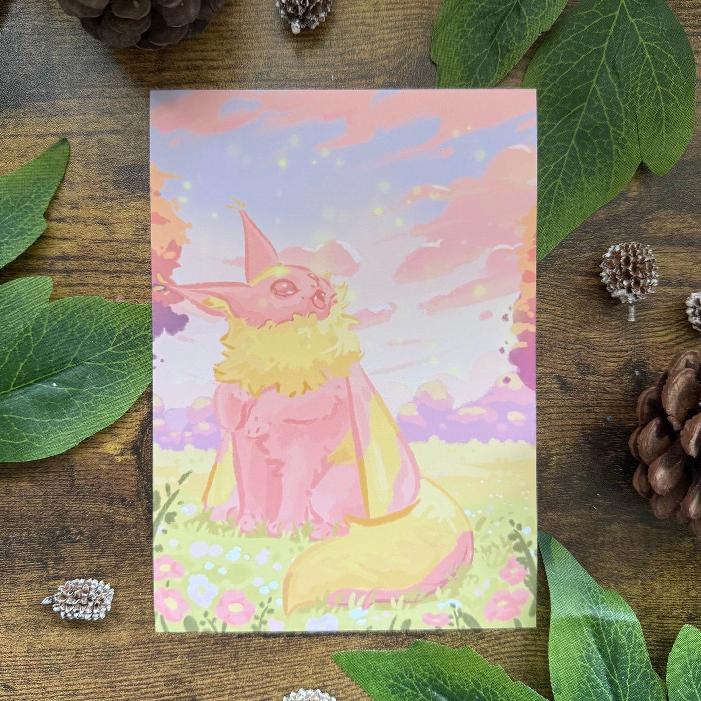 Mothi The Moth Cat Art Print