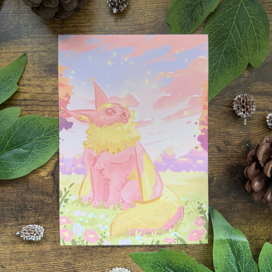 Mothi The Moth Cat Art Print