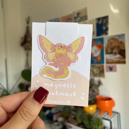 Mothi The Moth Cat Magnetic Bookmark
