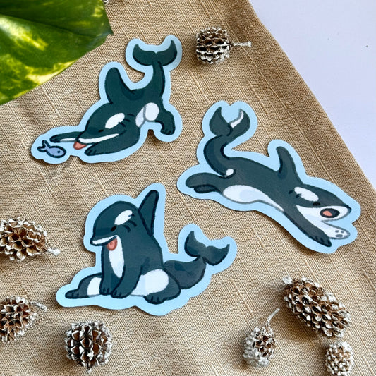 Orca Pup Stickers
