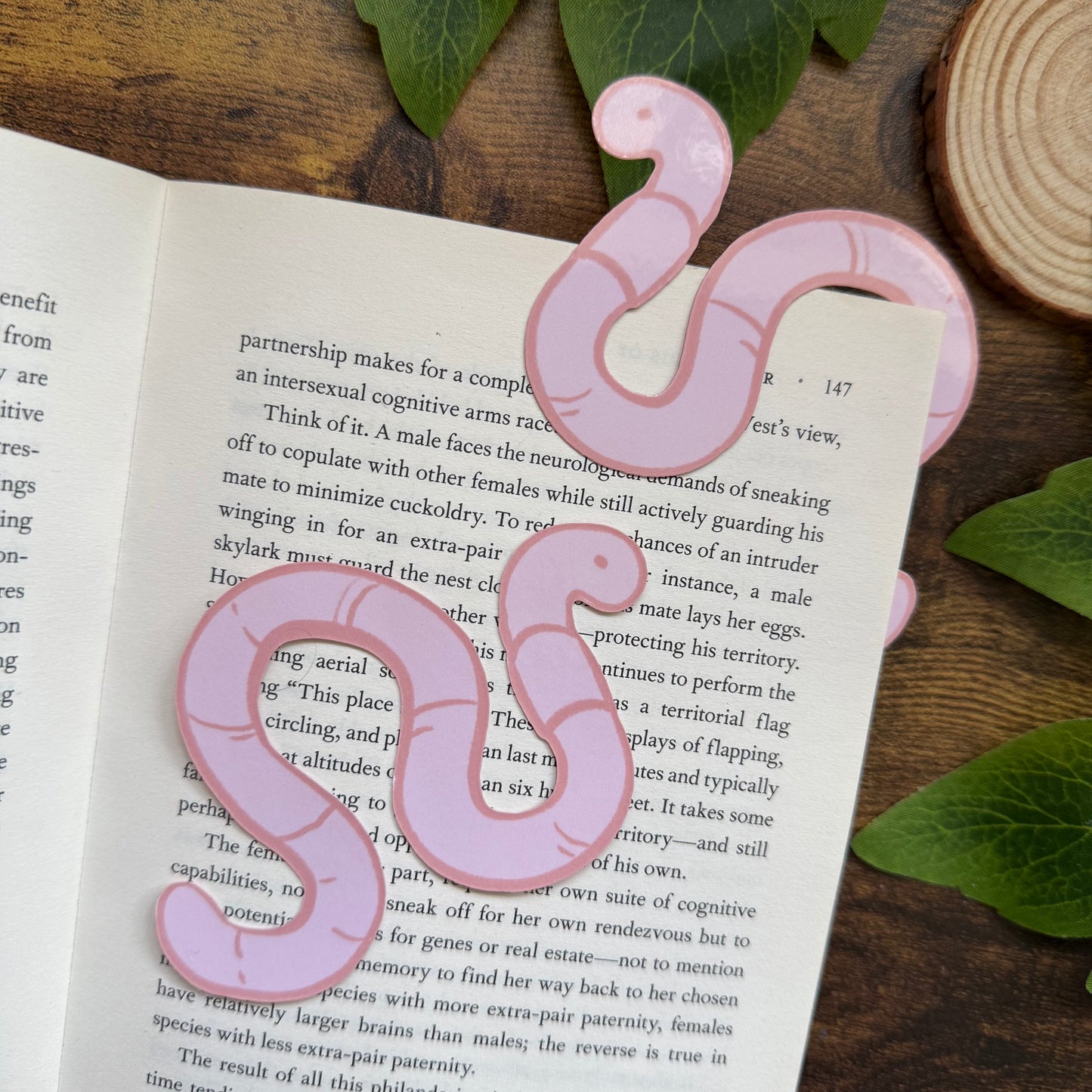 Worm Bookmark