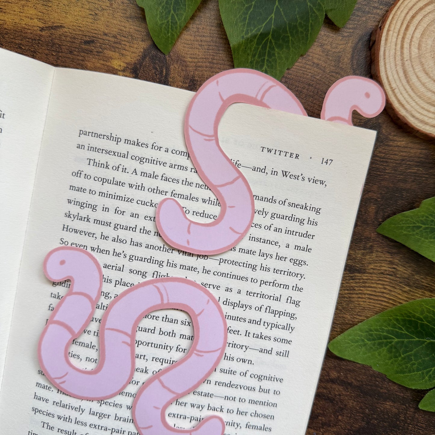 Worm Bookmark