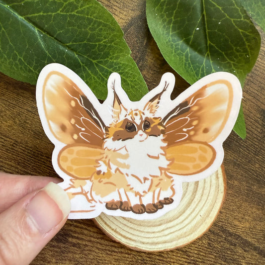 Toffi The Mothcat Sticker