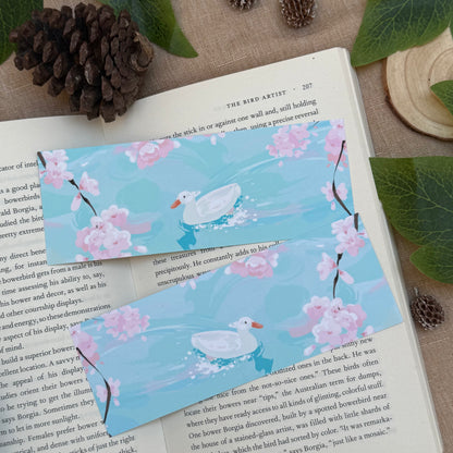 Duck Swimming Bookmark