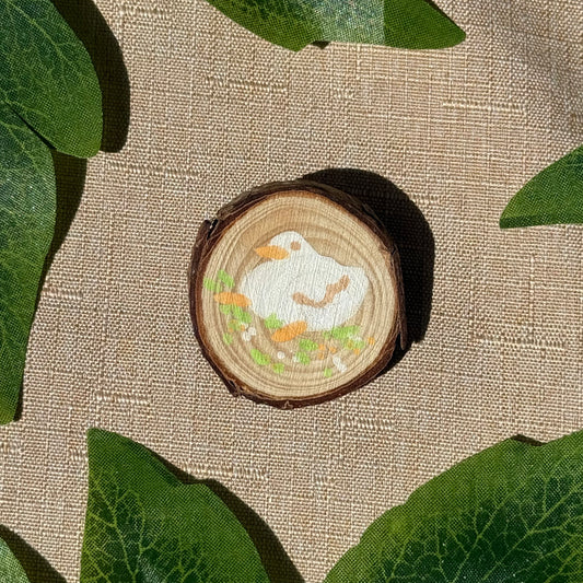 Duck Hand-Painted Pin