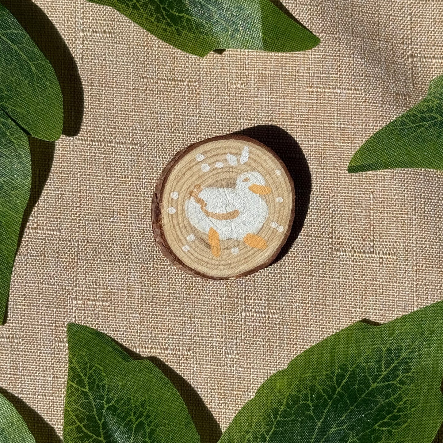 Duck Hand-Painted Pin