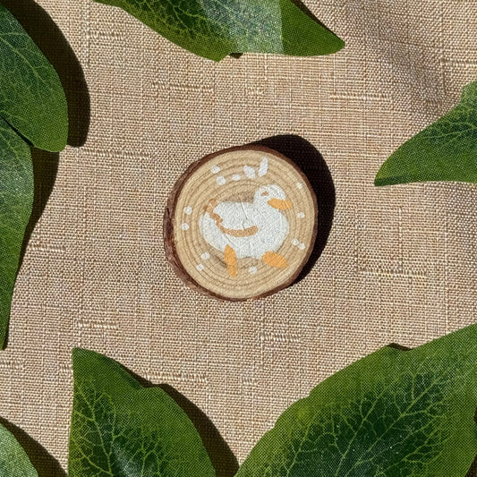 Duck Hand-Painted Pin