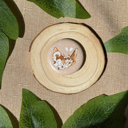 Toffi Flying Button Badge