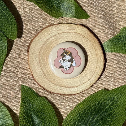 Teemo On Flower Button Badge