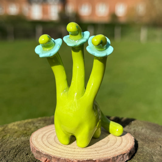 Forget-Me-Nots Flower Dino Handmade Figurine PREORDER